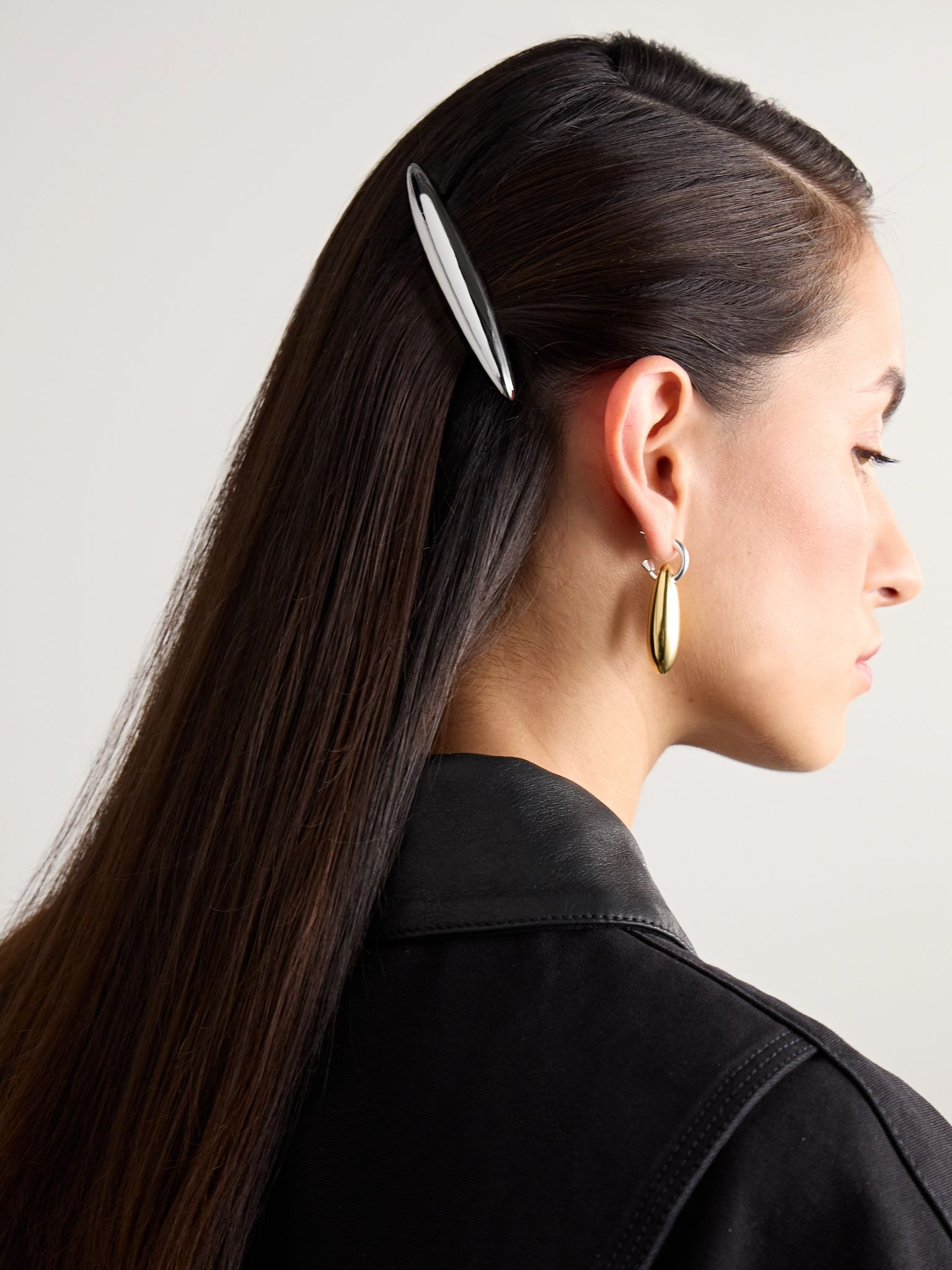 Maxine silver-tone hair clip Silver - 2
