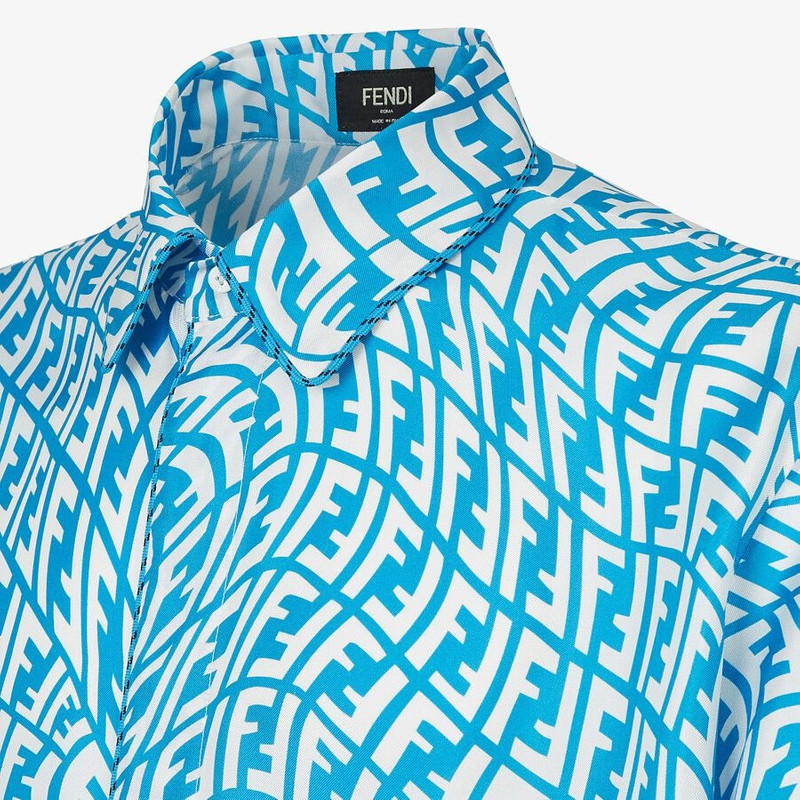 Light blue silk shirt 3