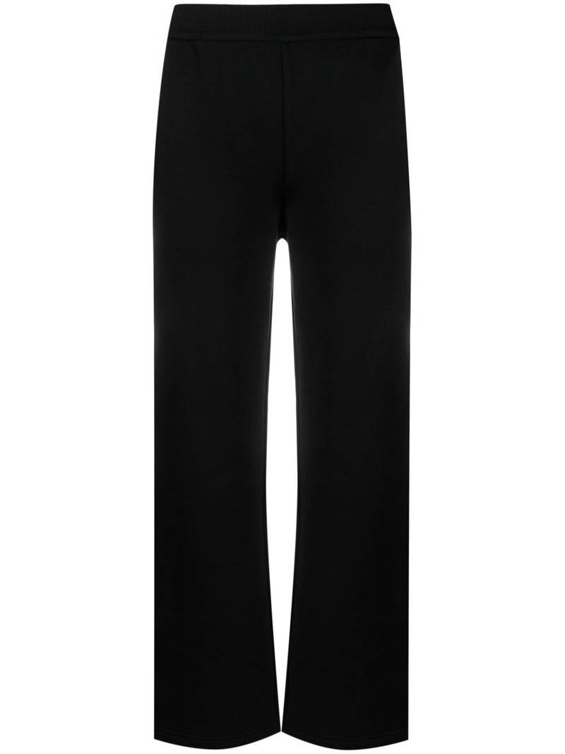tapered cotton-jersey trousers 1