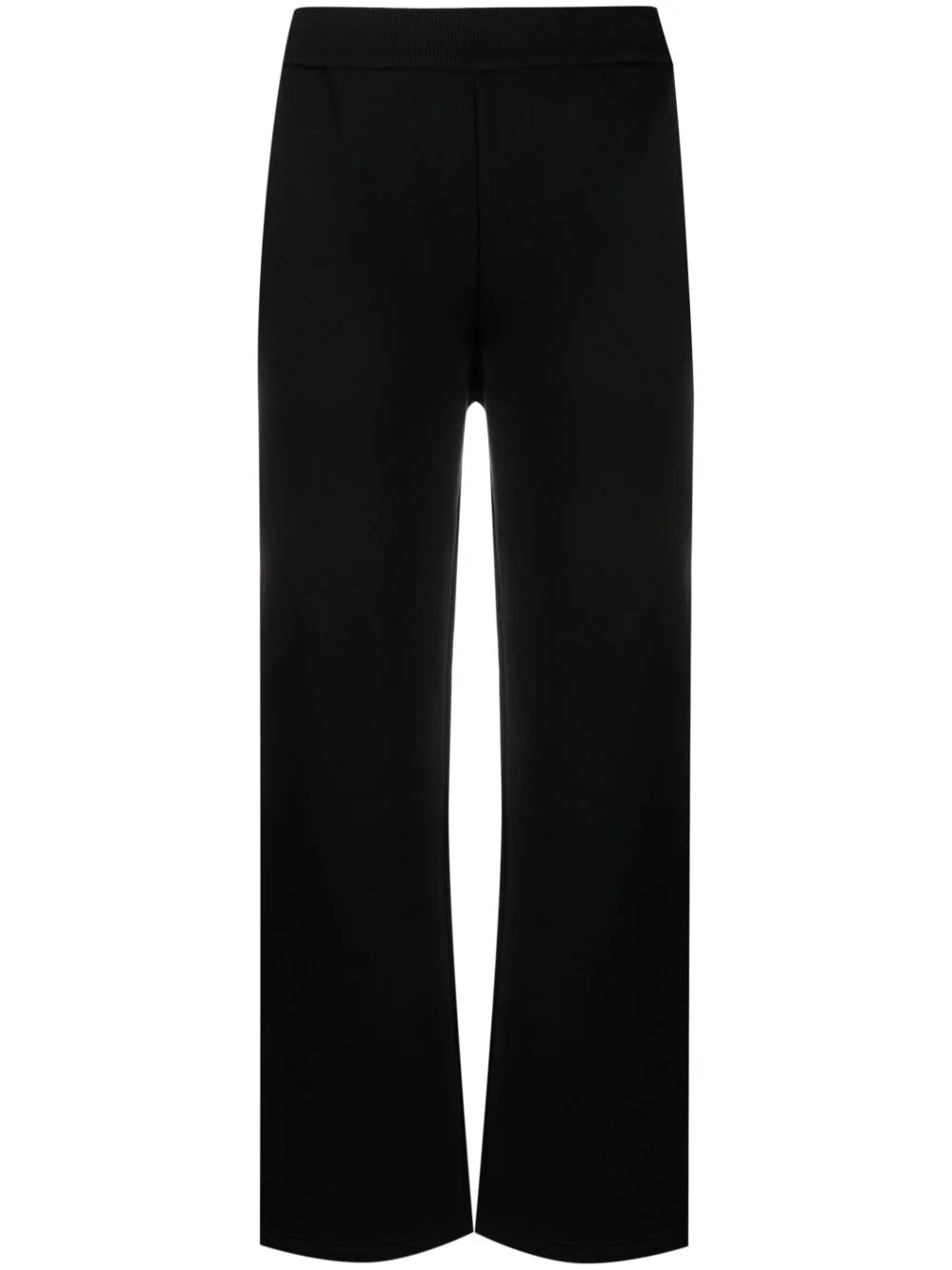 tapered cotton-jersey trousers - 1