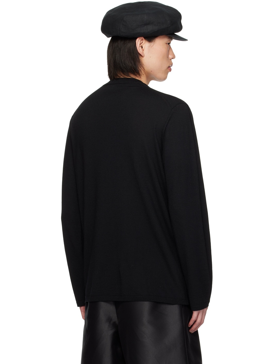 Black Layered Sweater - 3