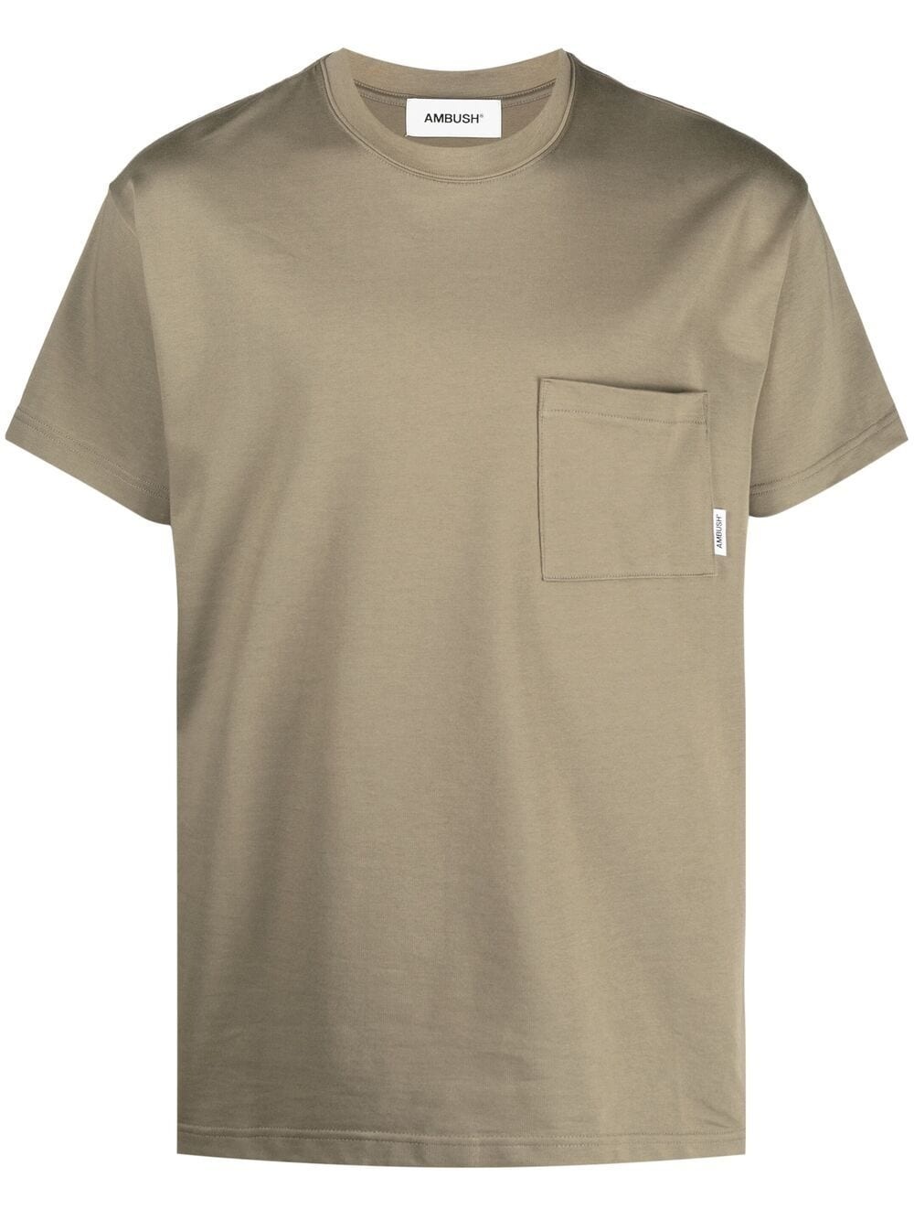 chest-pocket cotton T-shirt - 1