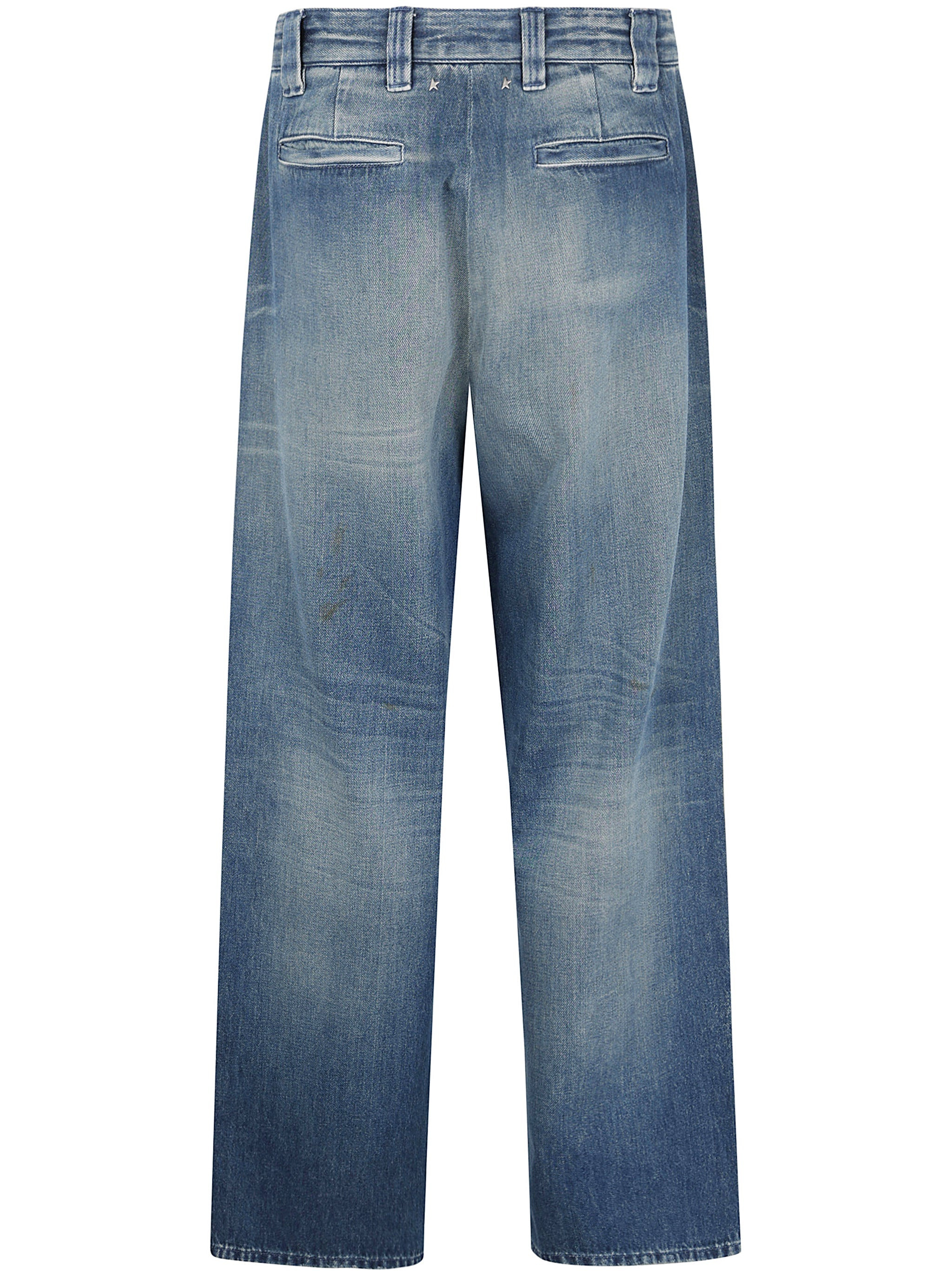 Golden Goose Men Journey M`S New Chino Norton Denim Pant Destroyed Archive Wash - 2