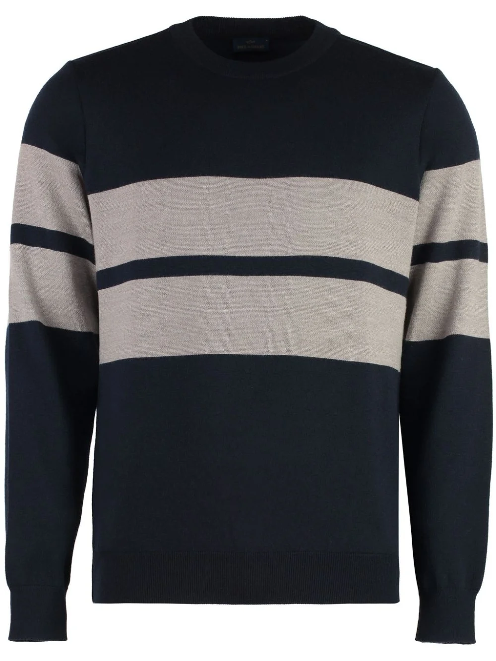 striped wool sweater - 1