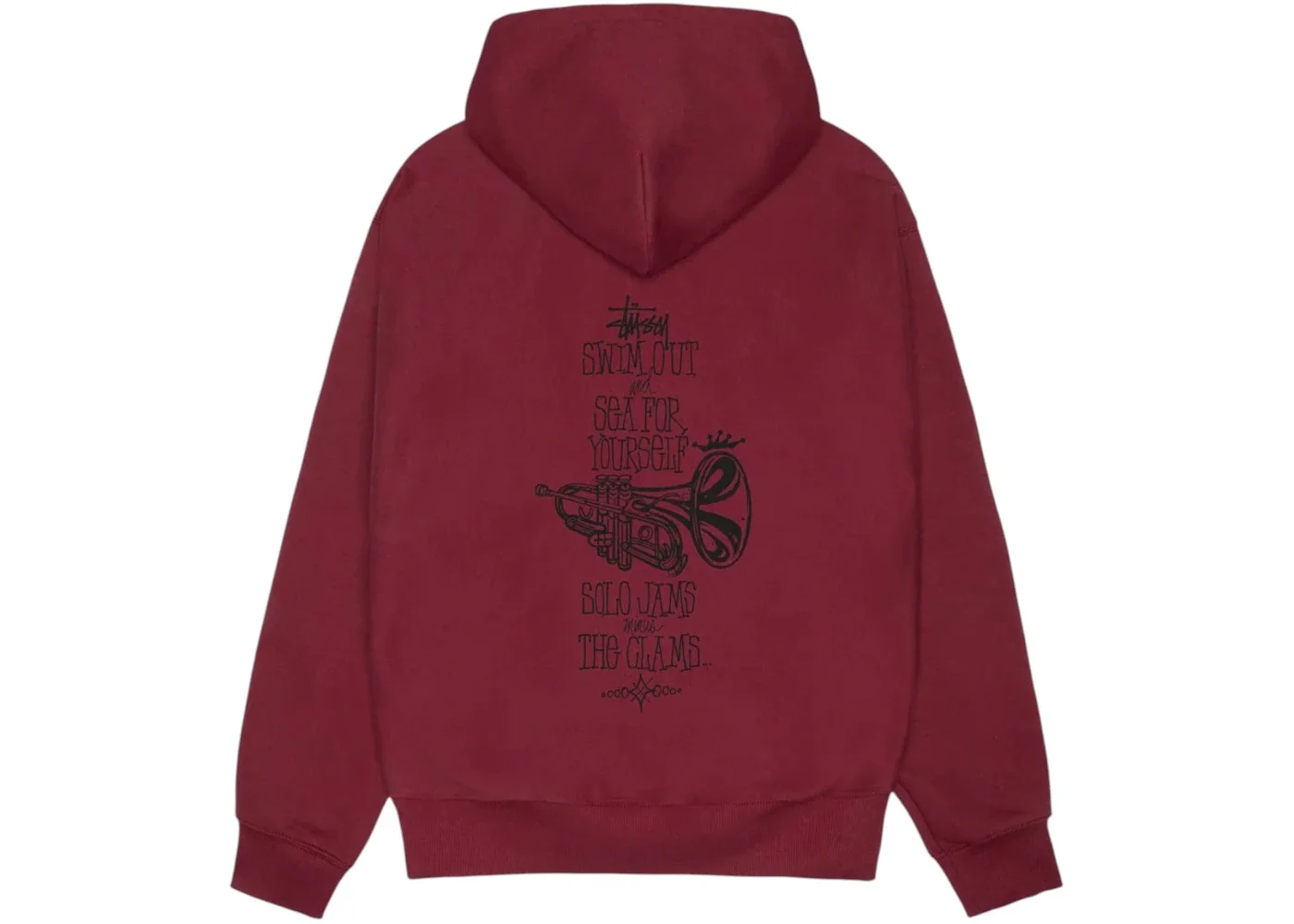 Stüssy International Zip Hoodie – Black | Sweats | Stüssy Japan 