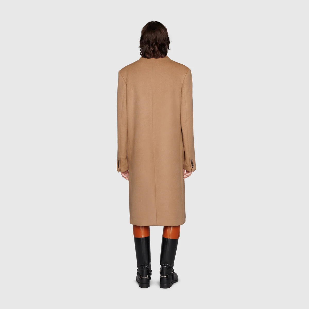 Camel coat with label - 4