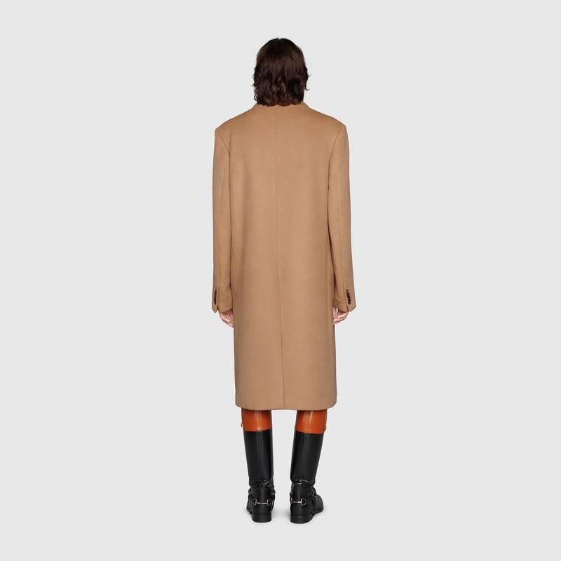 Camel coat with label 4