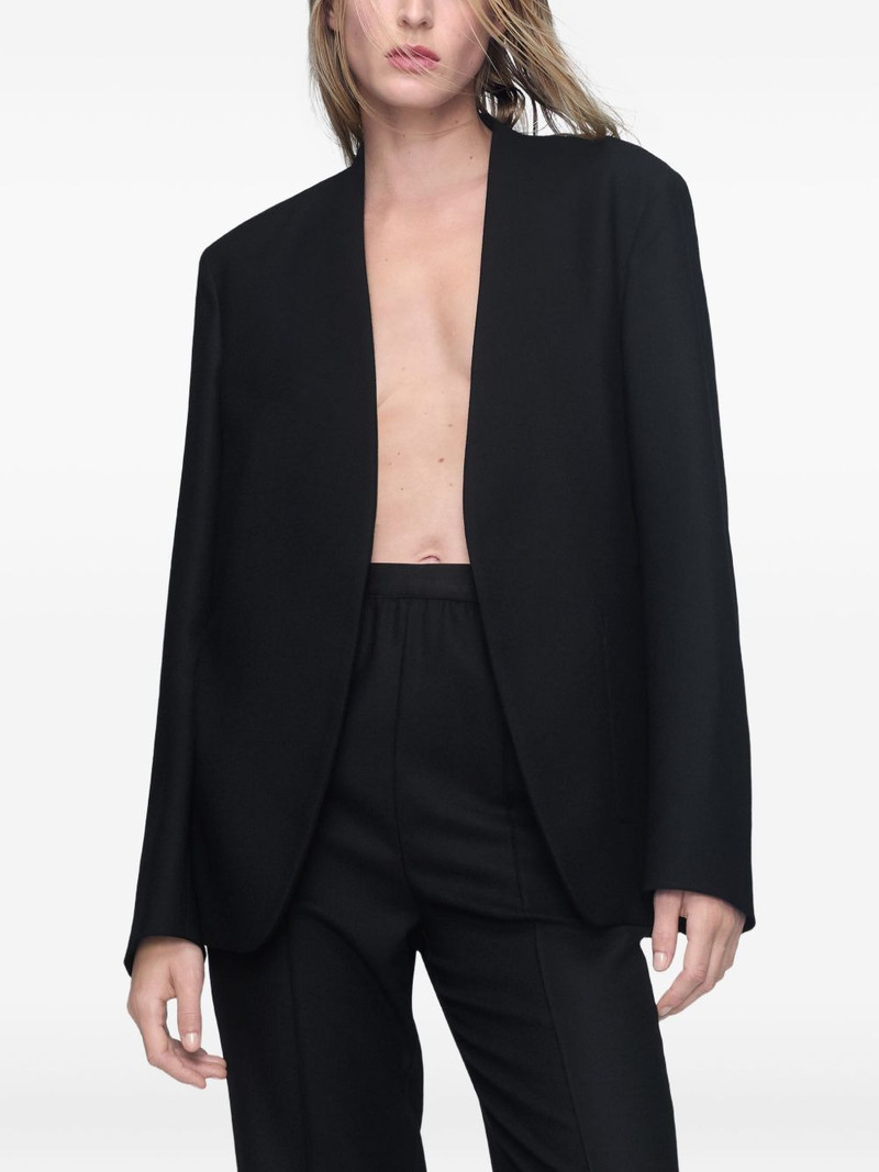Maison Margiela four-stitch open-front blazer outlook