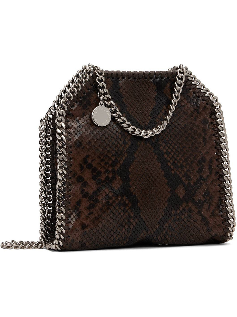 Stella McCartney Brown Falabella Snake Mini Tote Bag outlook
