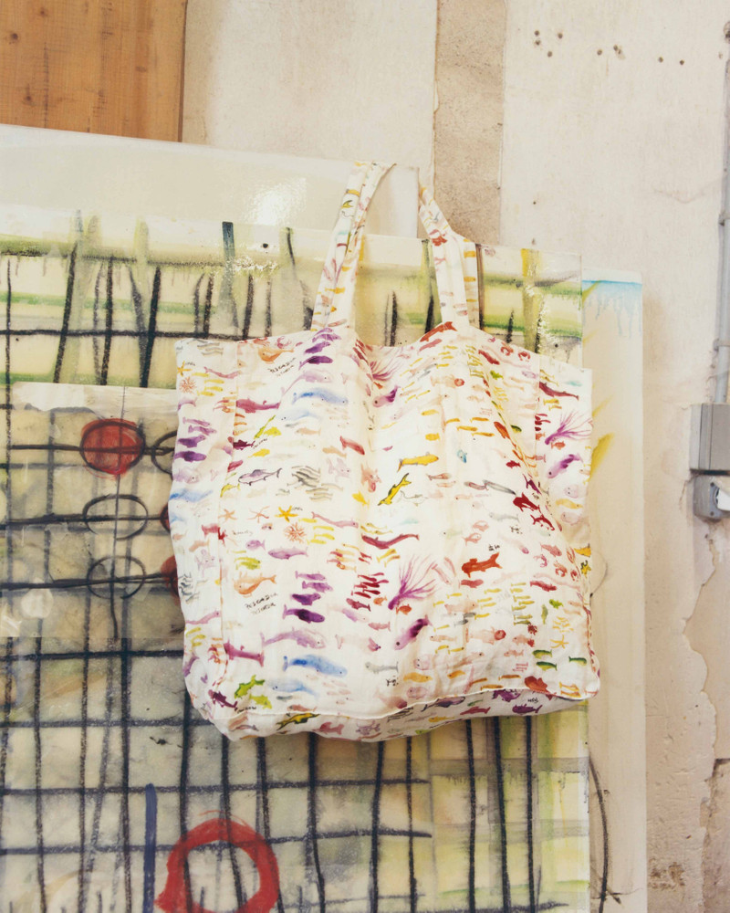 LINEN TOTE BAG PESCADOR - VBQ X FABRICE HYBER 3