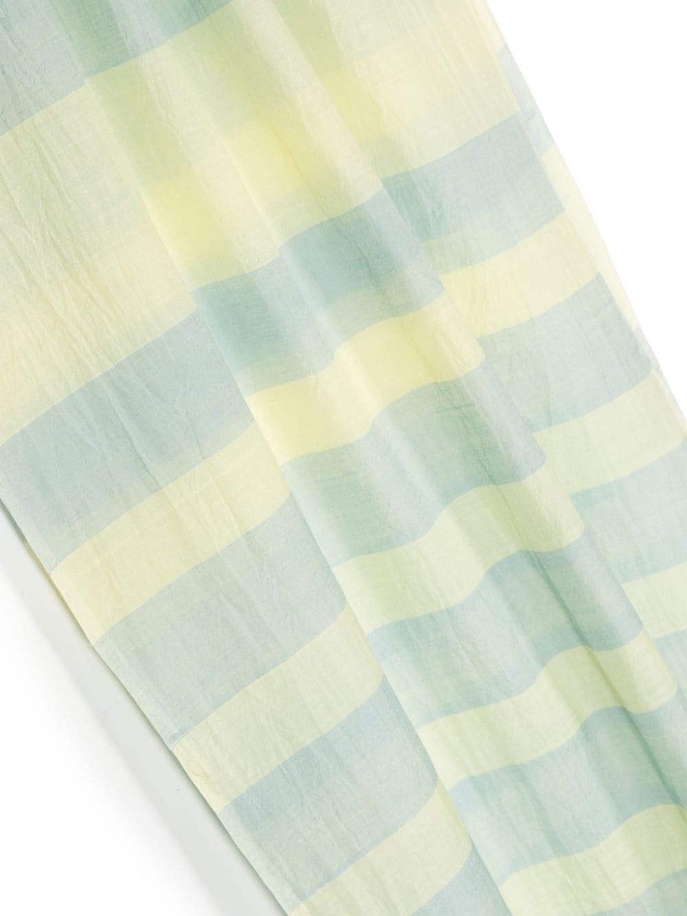stripe cotton silk scarf - 3