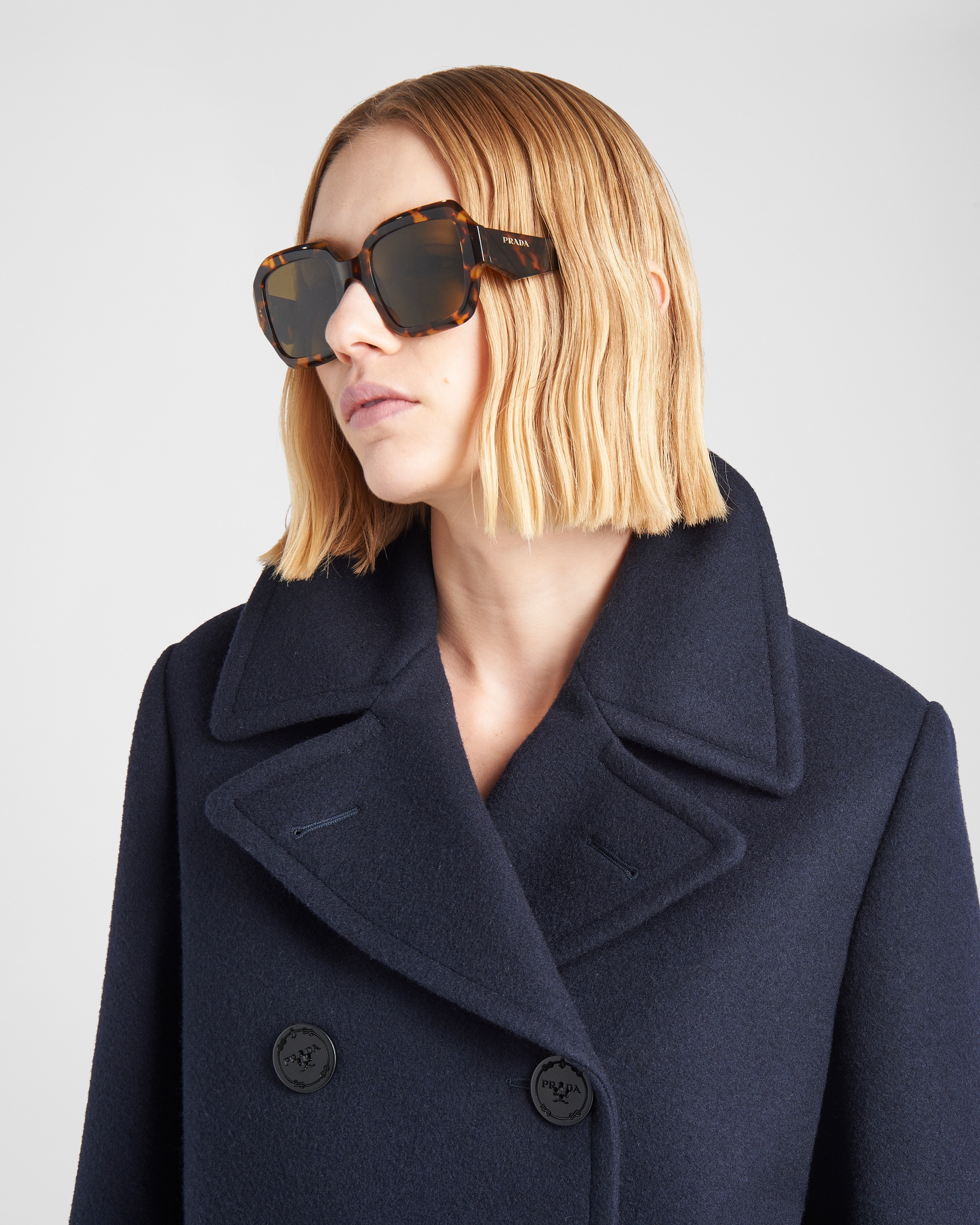 【プラダ・PRADA】Double-breasted cloth peacoat 27197511_57079051_600.jpg