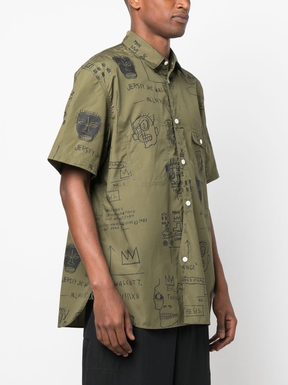 graphic-print short-sleeve shirt - 3