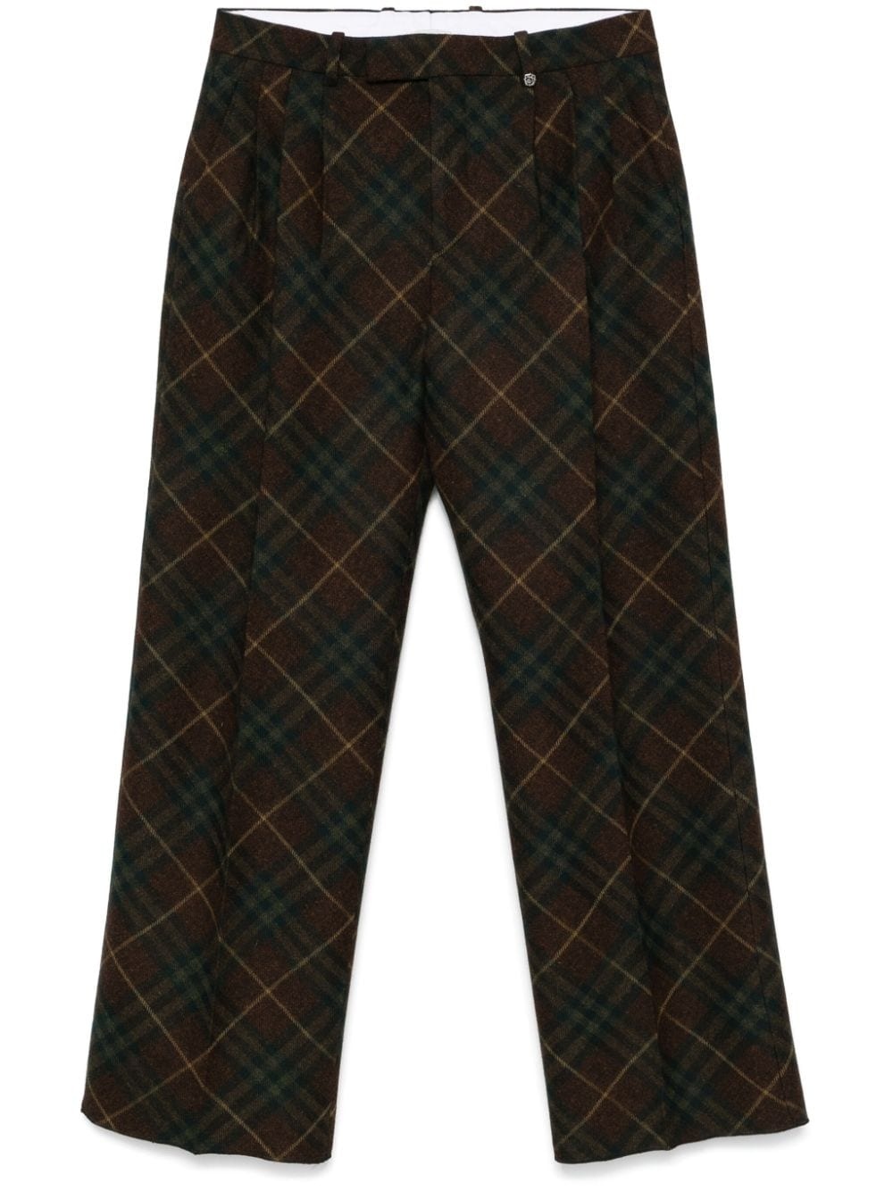 checked trousers - 1