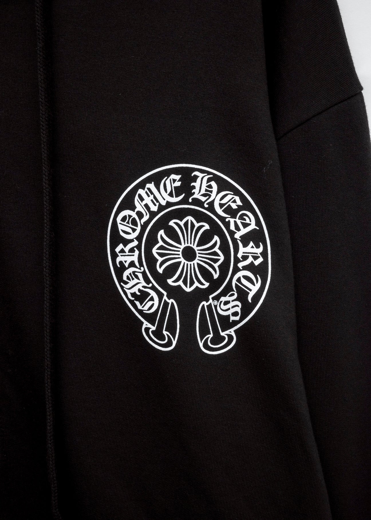 Chrome Hearts CH Black White Miami Horseshoe Zip Up Hoodie - 4