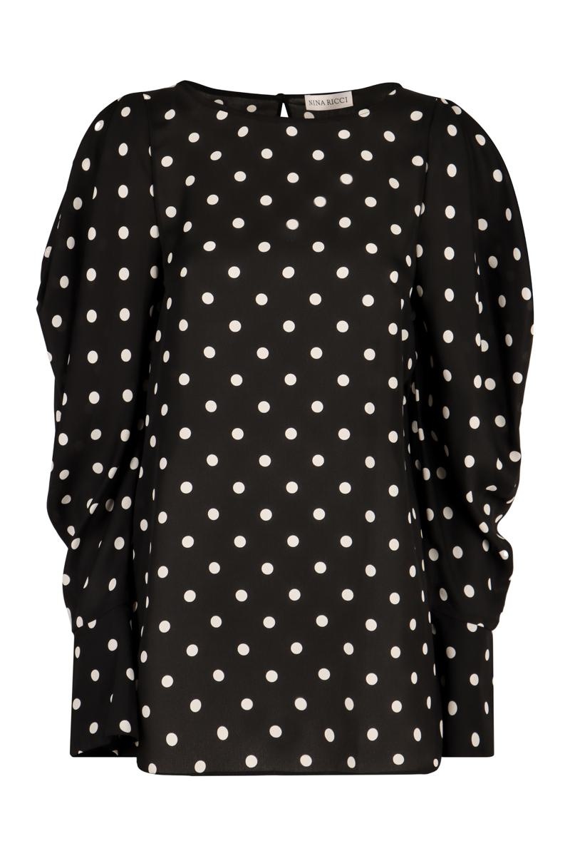 Nina Ricci Polka-Dot Mini-Dress - 1