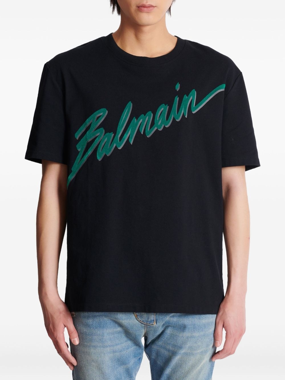 logo-print T-shirt - 6