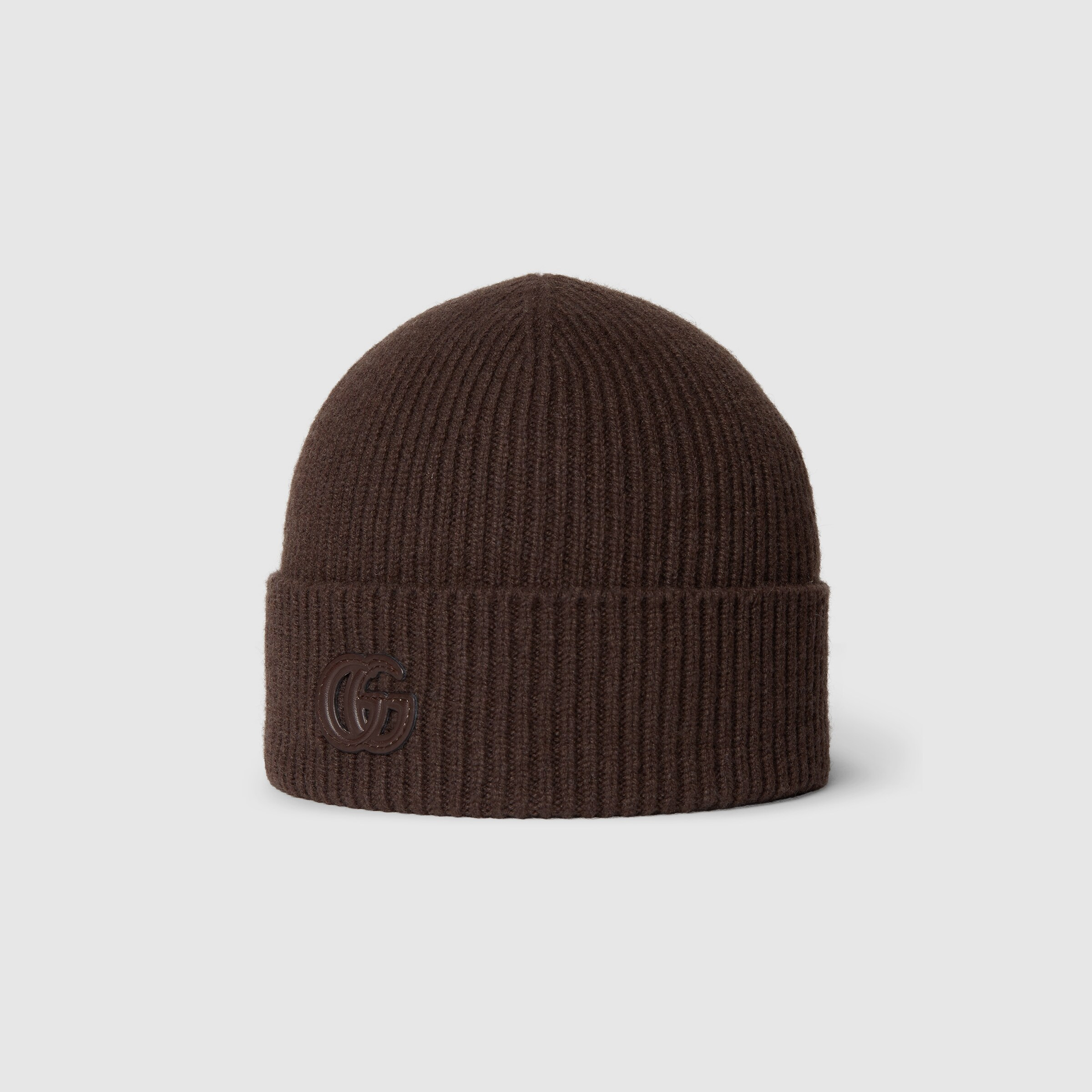 Cashmere hat with patch - 2