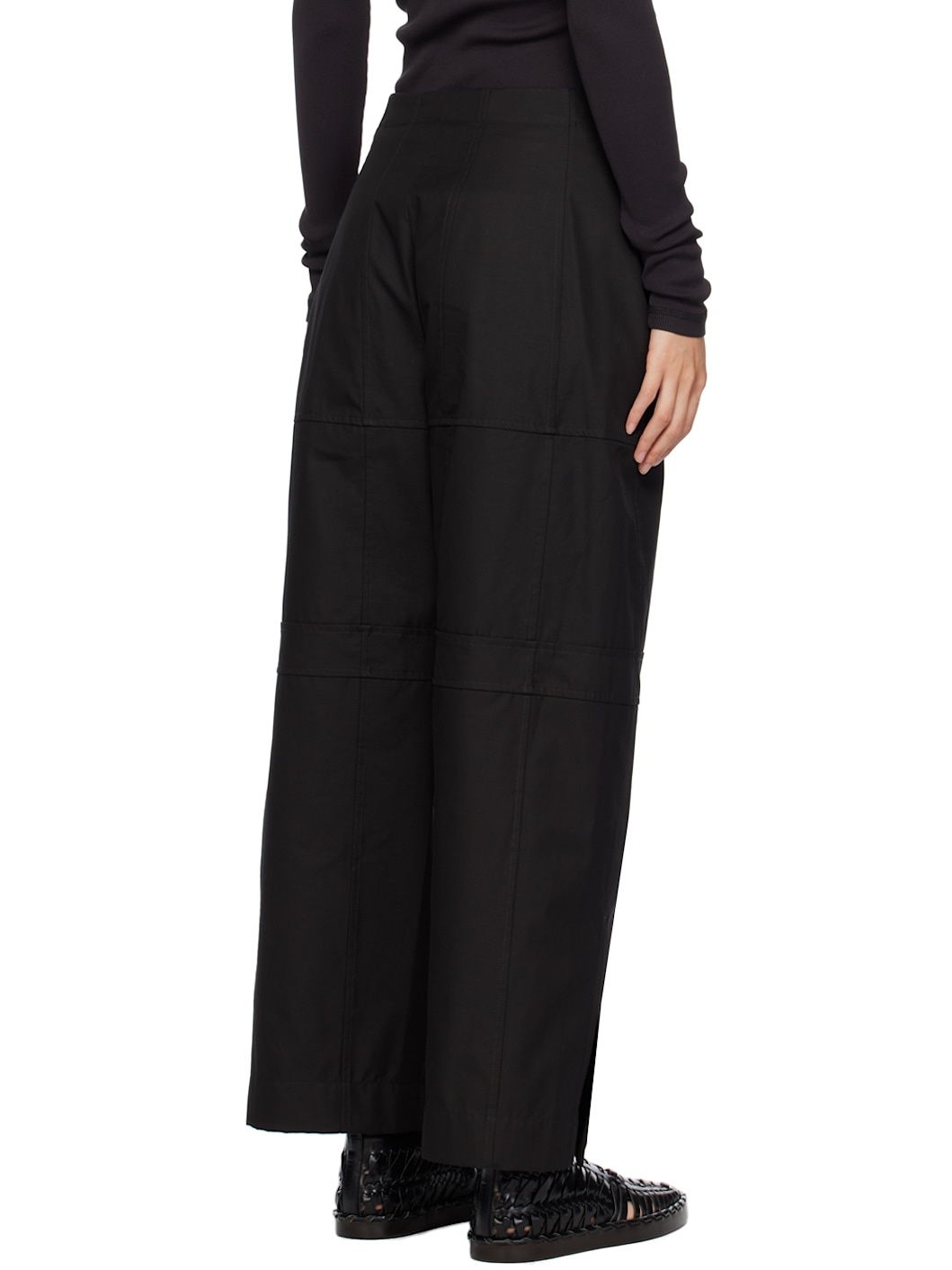 Black Water-Repellent Trousers - 3