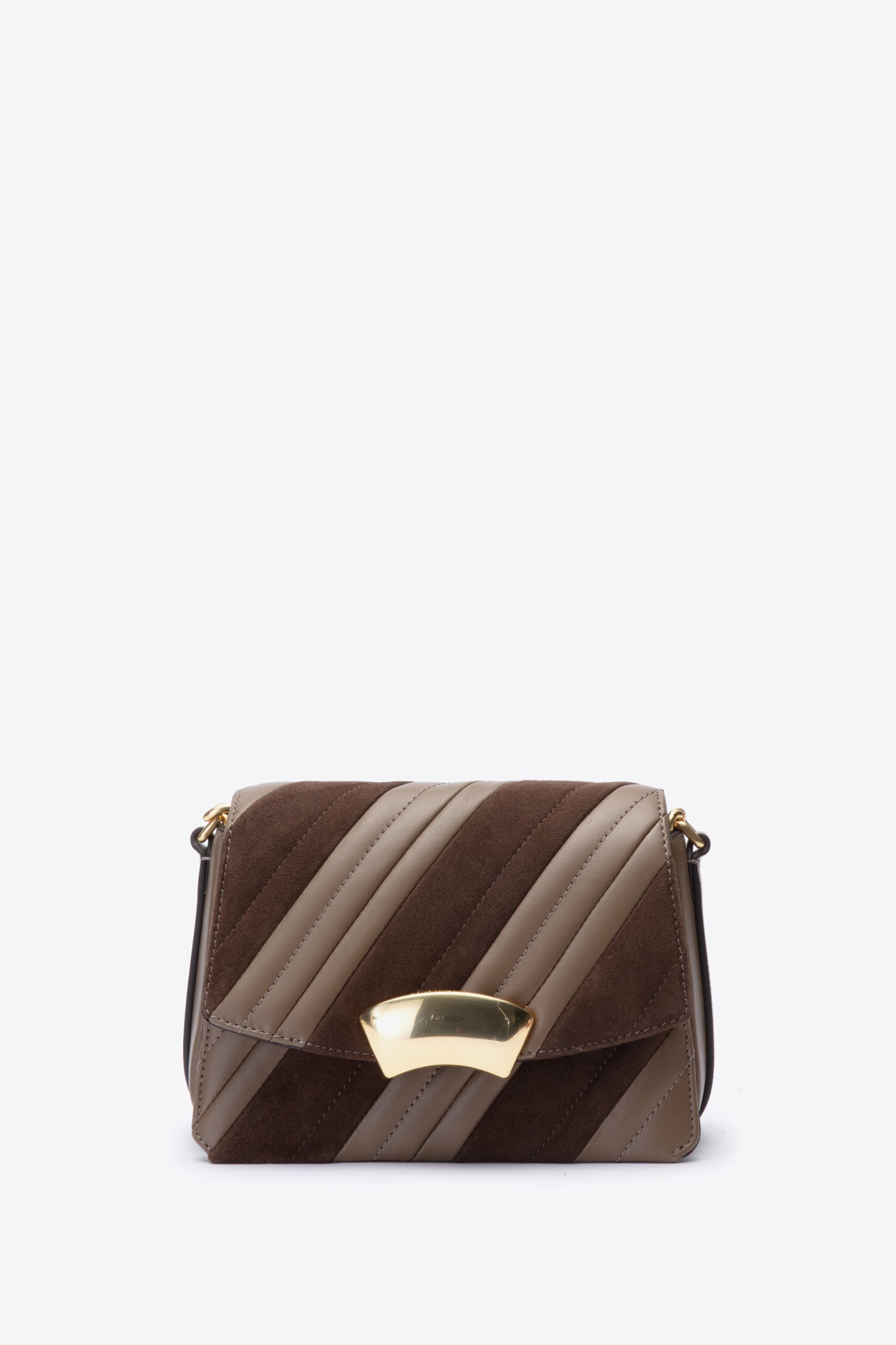 ID Quilted Shoulder Bag with Chain - 2