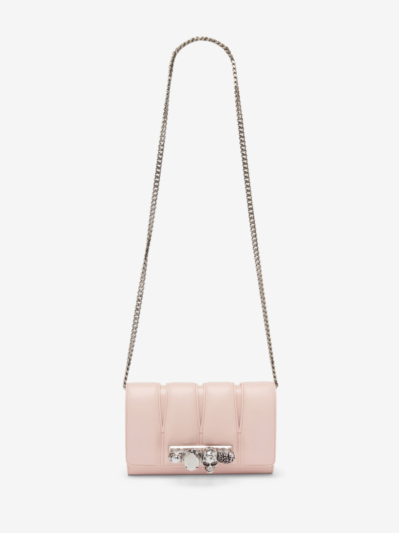 Women's The Slash Clutch in Clay 5