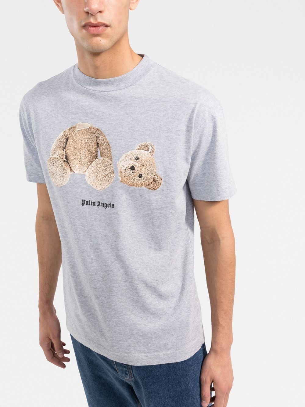 bear-print T-shirt - 3