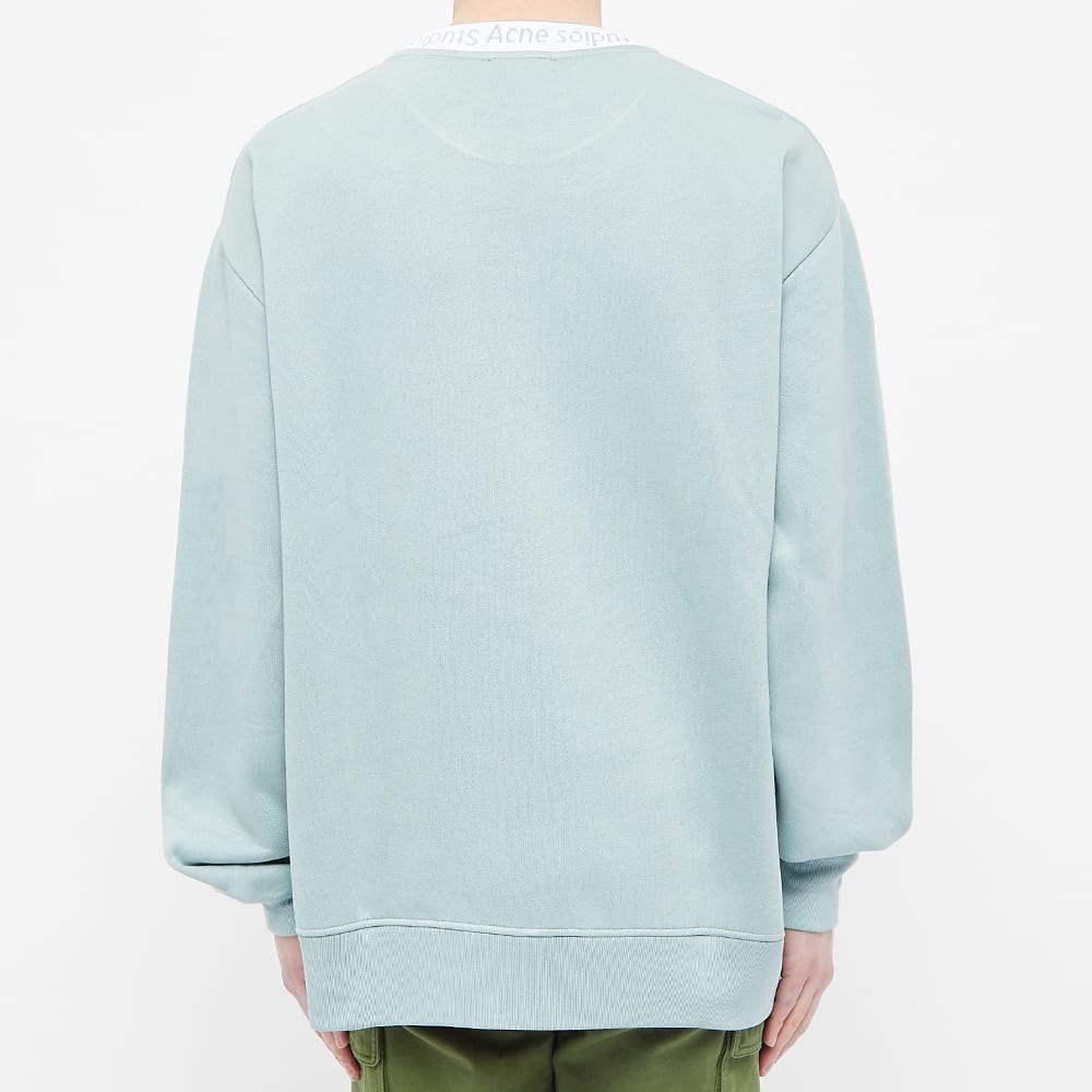 Acne Studios Fulton Logo Rib Crew Sweat - 5