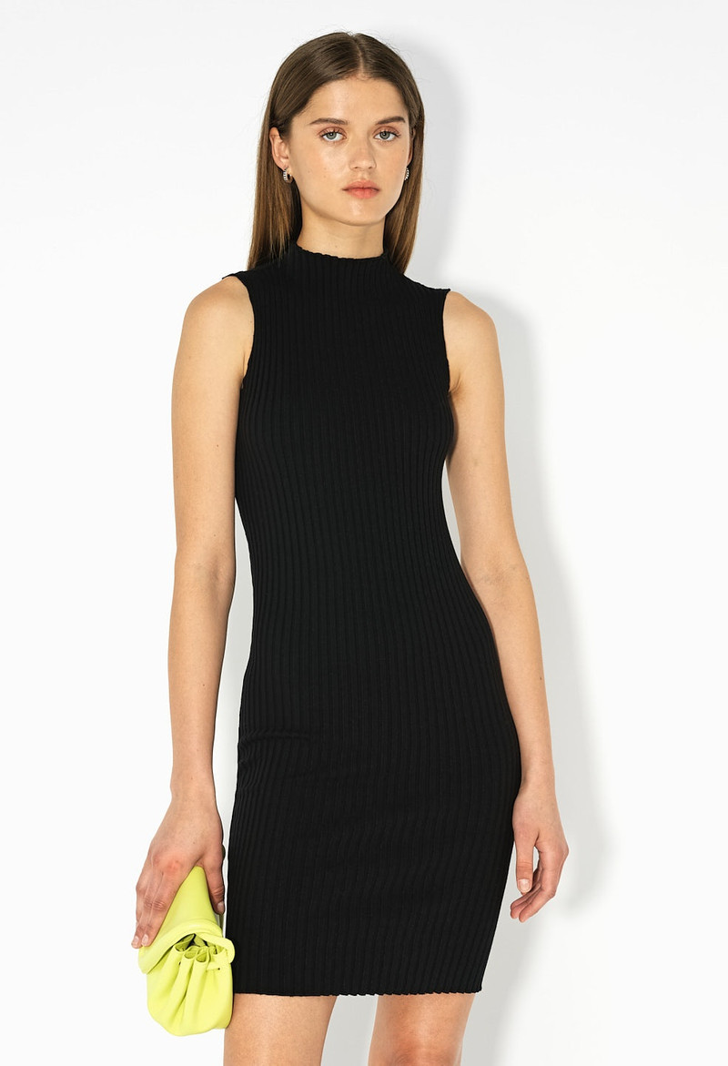 John Elliott GINZA RIB MOCK MINI DRESS outlook