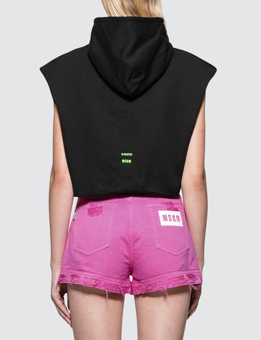 CHROMOTHERAPY CROP HOODIE - 3