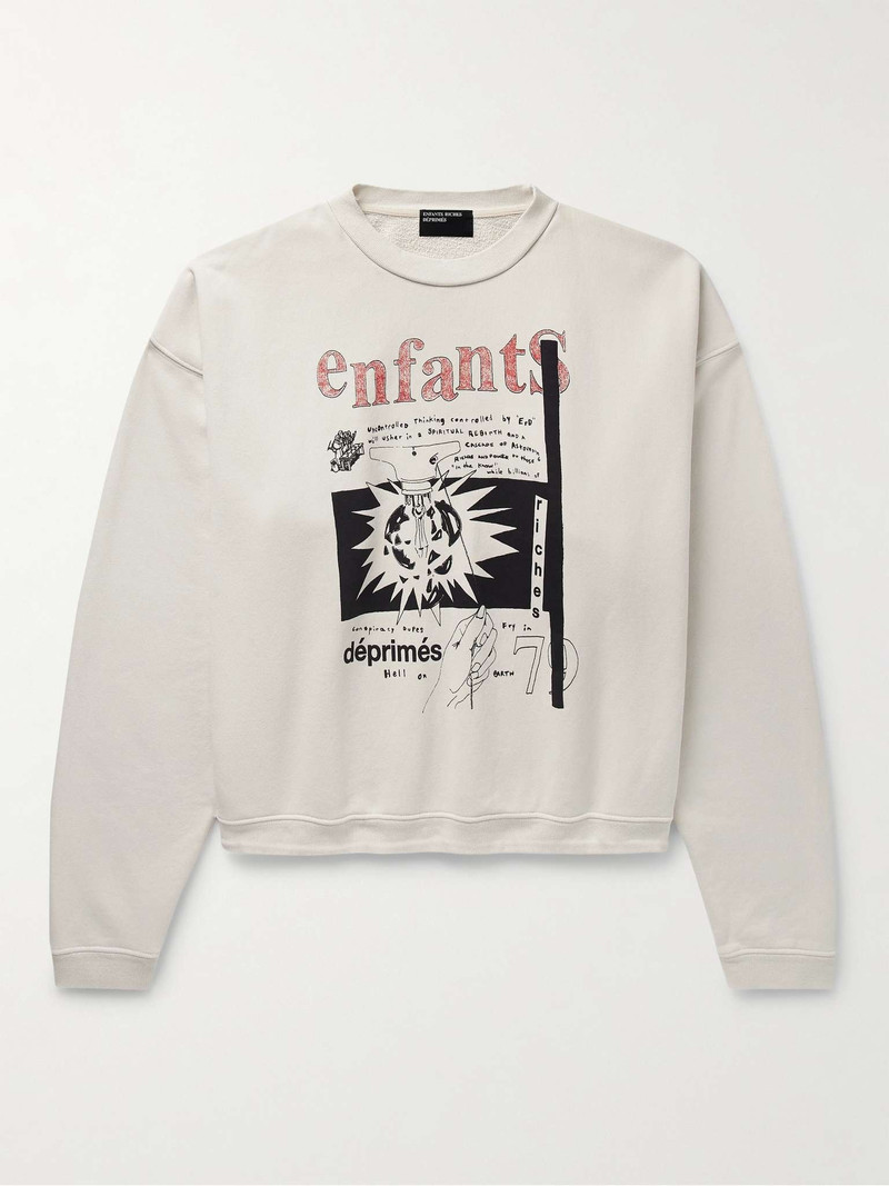 Logo-Print Cotton-Jersey Sweatshirt 1