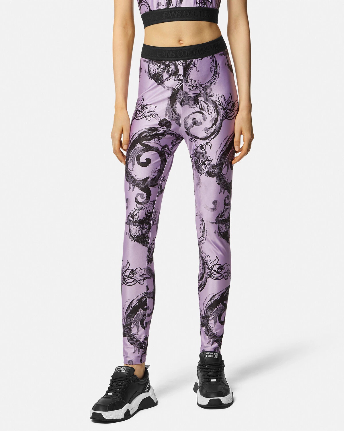 Watercolour Couture Leggings - 4