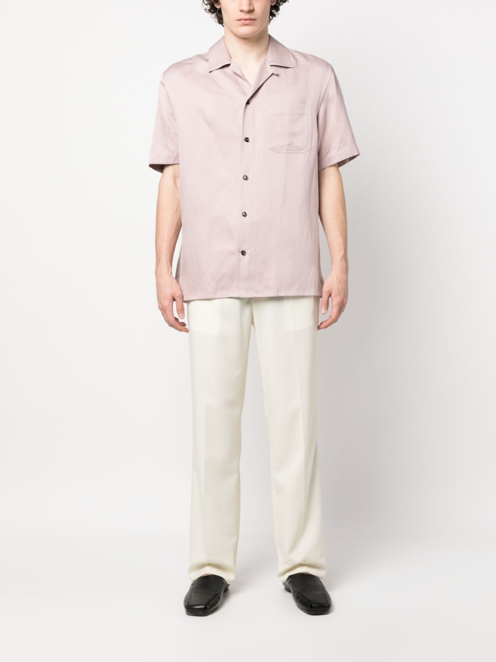 short-sleeved button-up shirt - 2