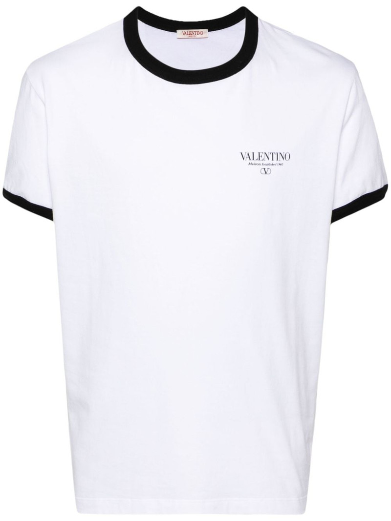 logo-print cotton T-shirt 1