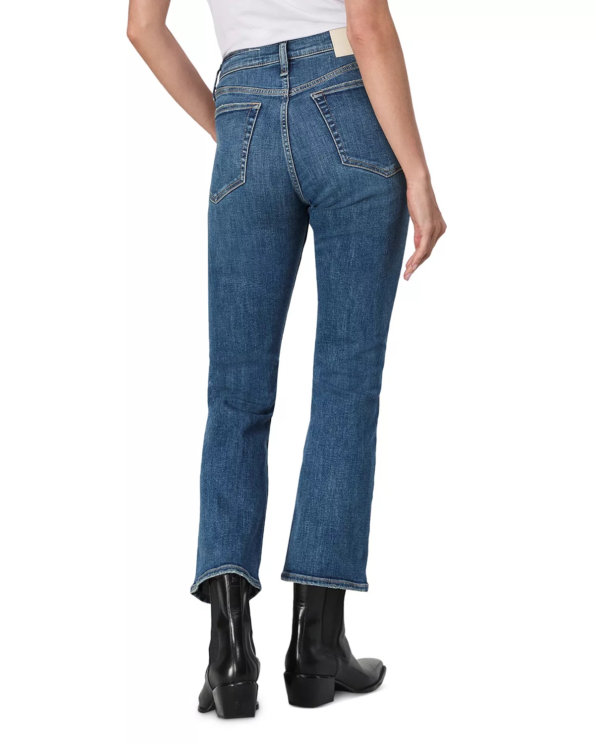Flexi Peyton Mid Rise Bootcut Jeans in Willow - 3