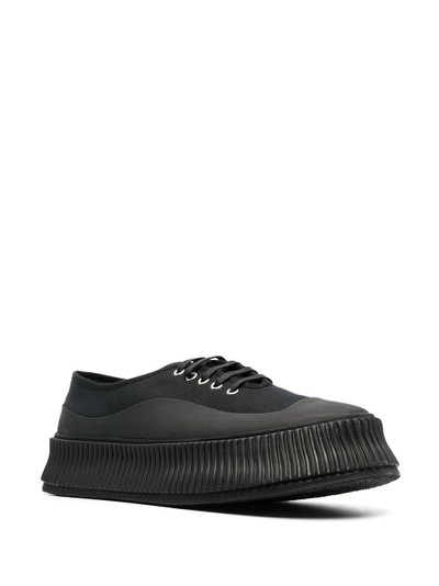 Jil Sander padded lace-up sneakers outlook