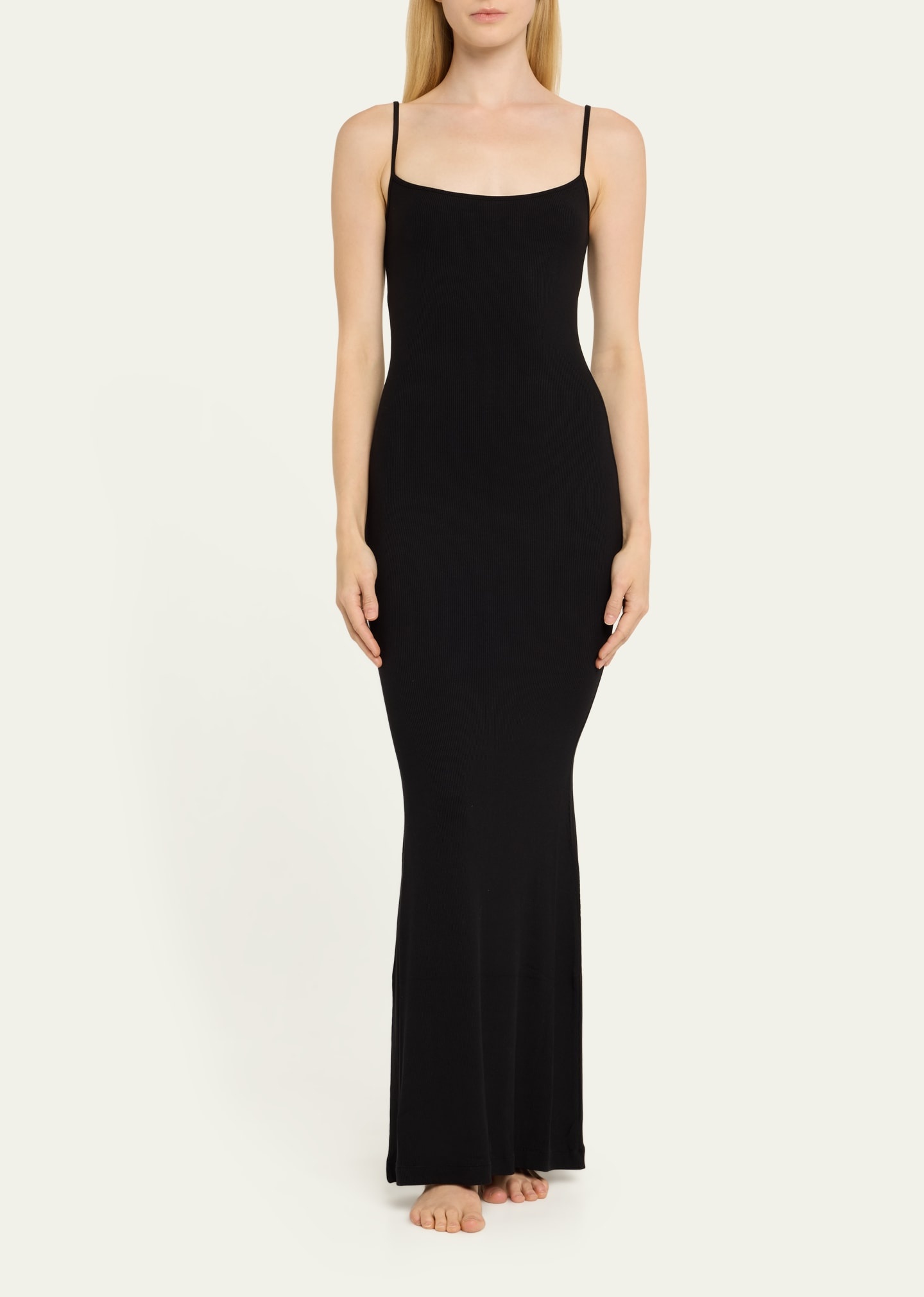 Soft Lounge Ribbed Maxi Slip Dress - 2