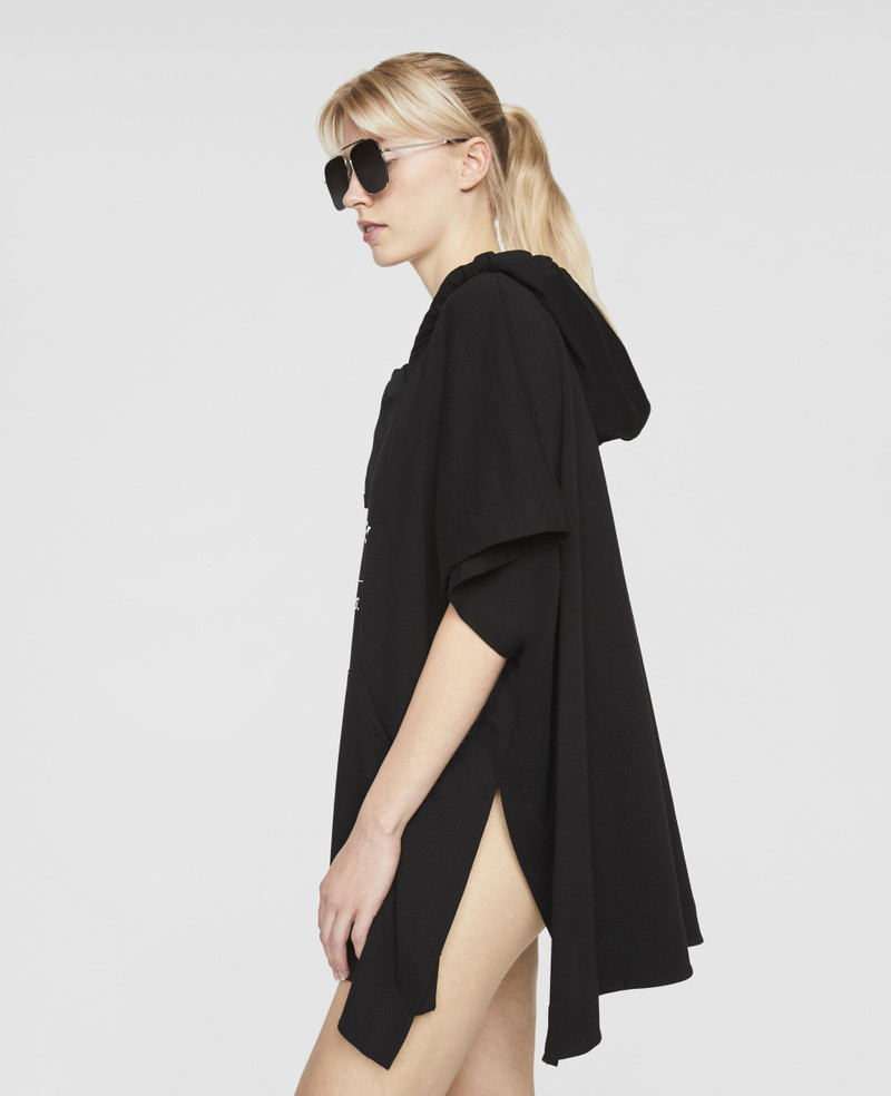 Old Bond Steet Logo Cotton Poncho 3