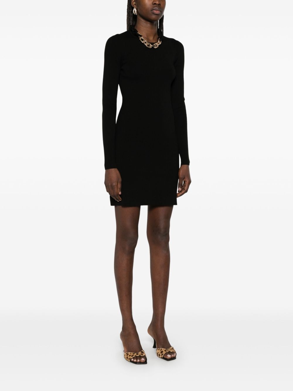 chain-detailed mini dress - 3