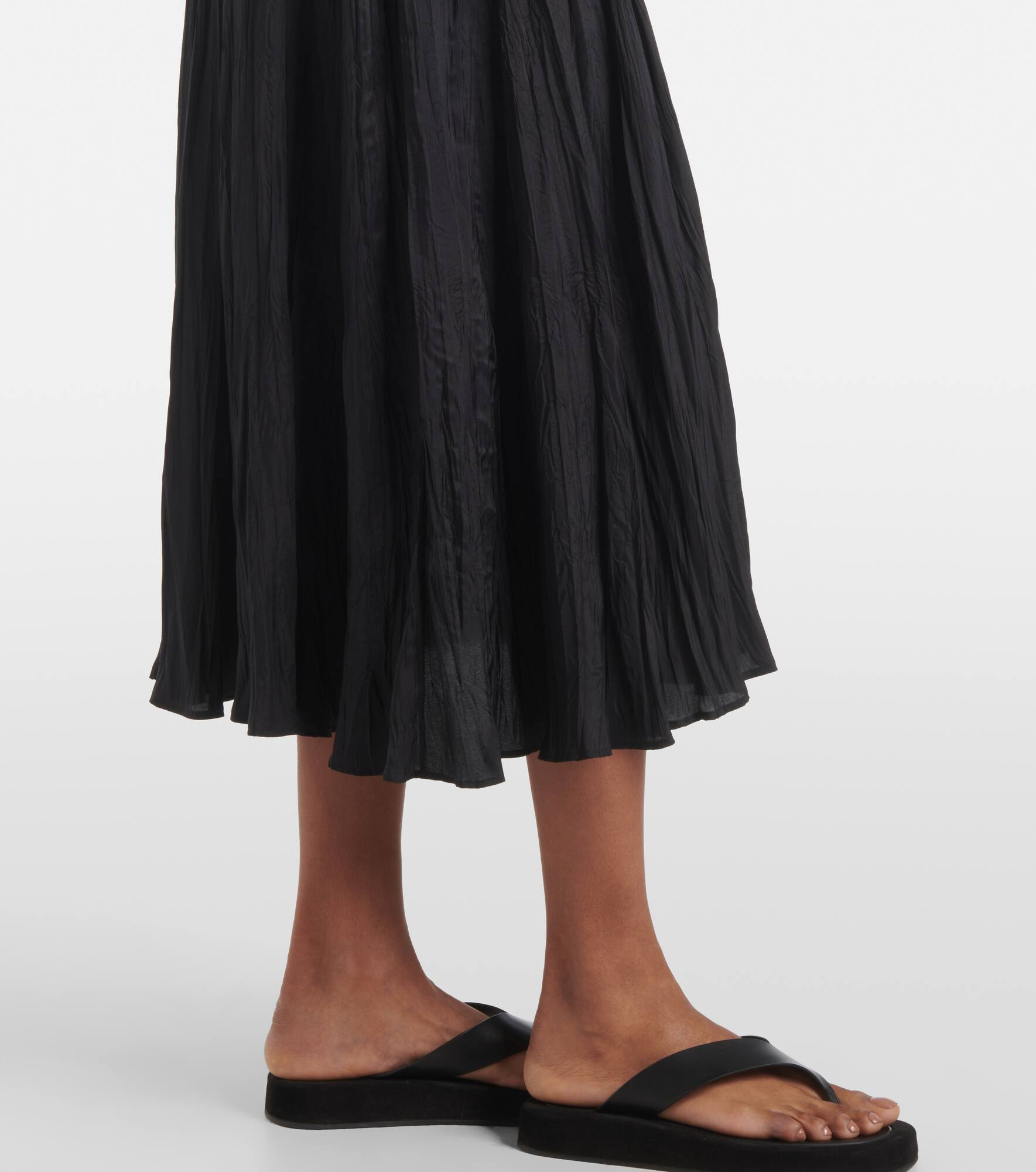 Sully silk midi skirt - 5