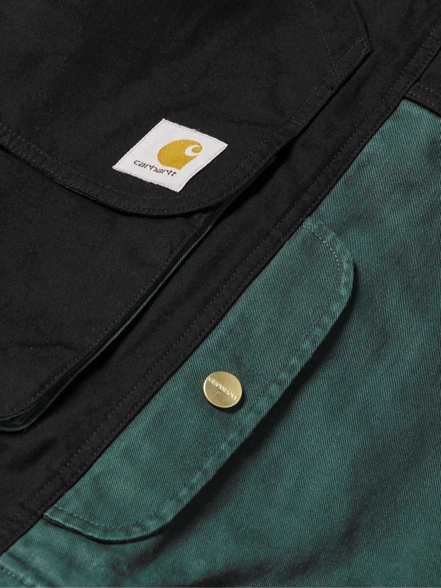Heston Corduroy-Trimmed Colour-Block Cotton-Canvas Jacket - 3