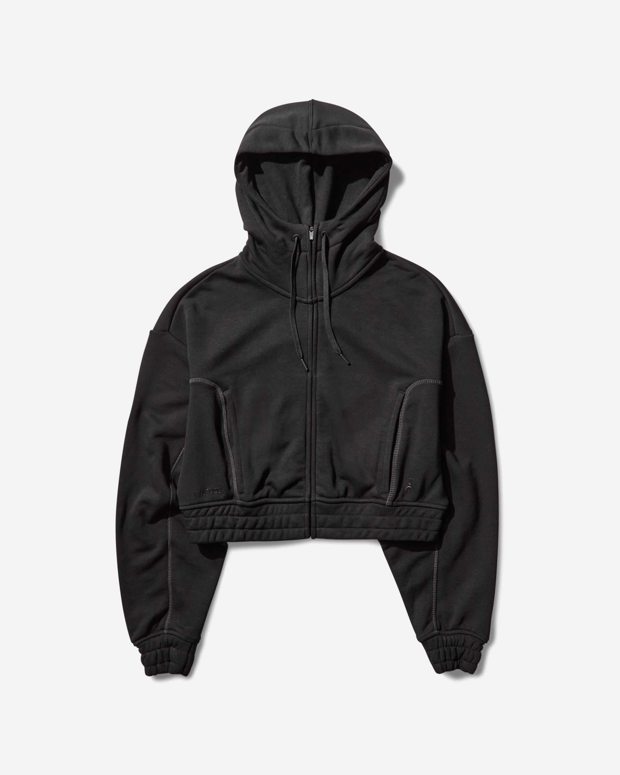 Women's FKA twigs Club Cropped Hoodie Black - 1