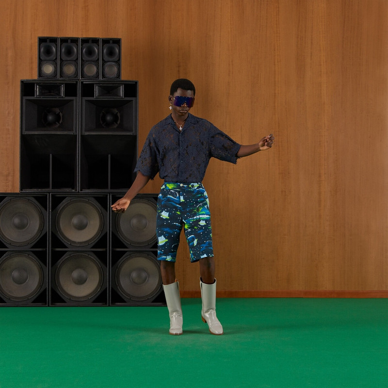 GUCCI Bananya viscose shorts outlook