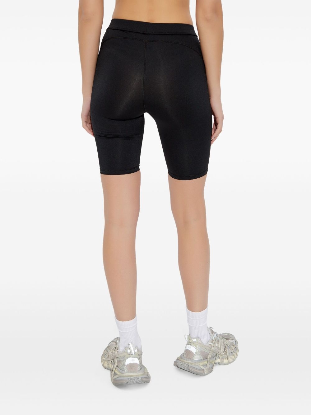logo-print track shorts - 4