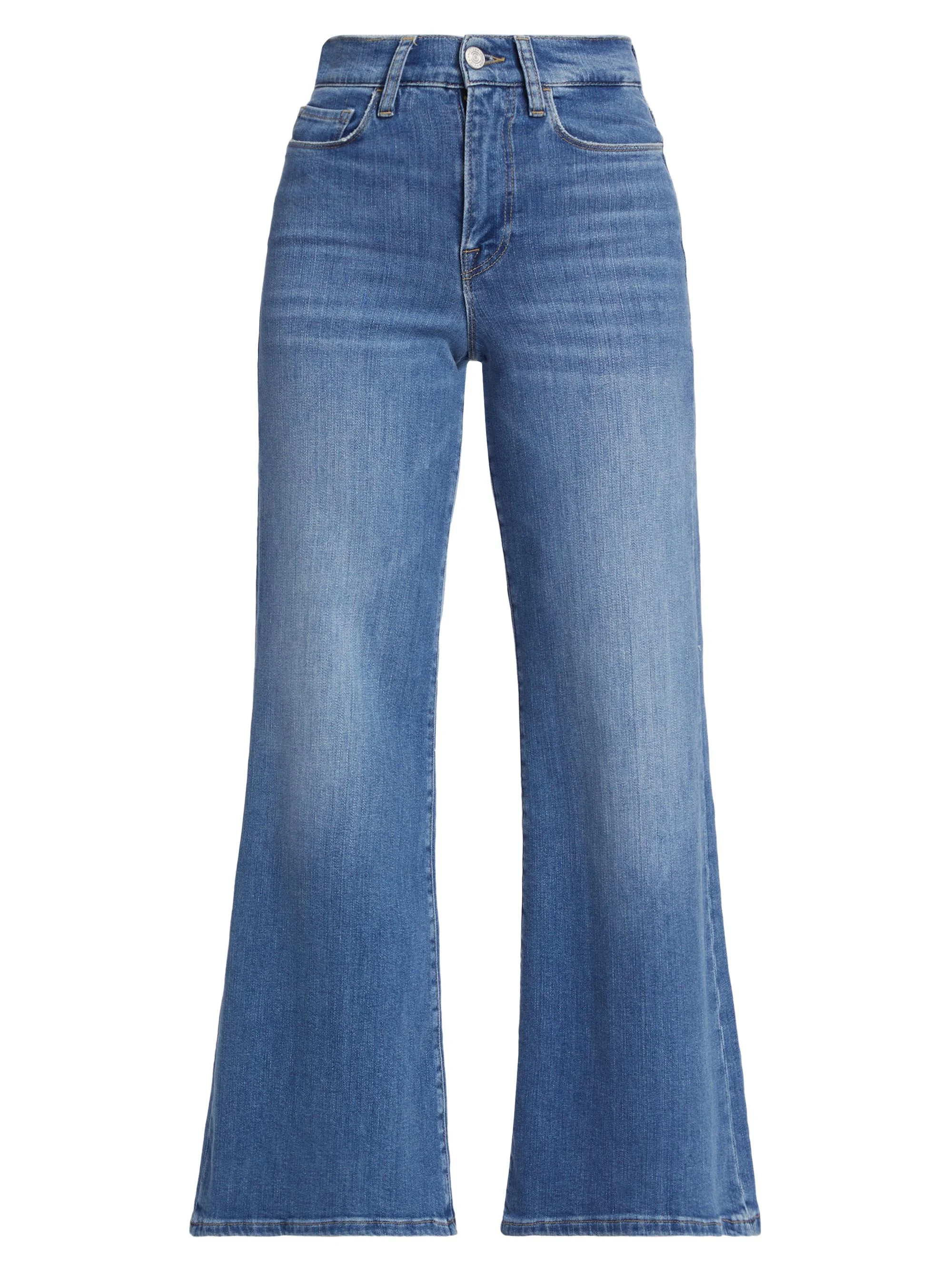 Women's Le Slim Palazzo Drizzle High-Rise Stretch Jeans - Drizzle - 1