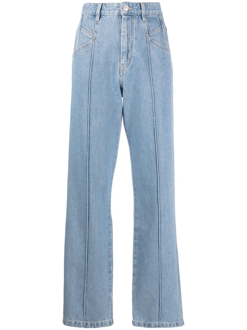 straight-leg jeans - 1
