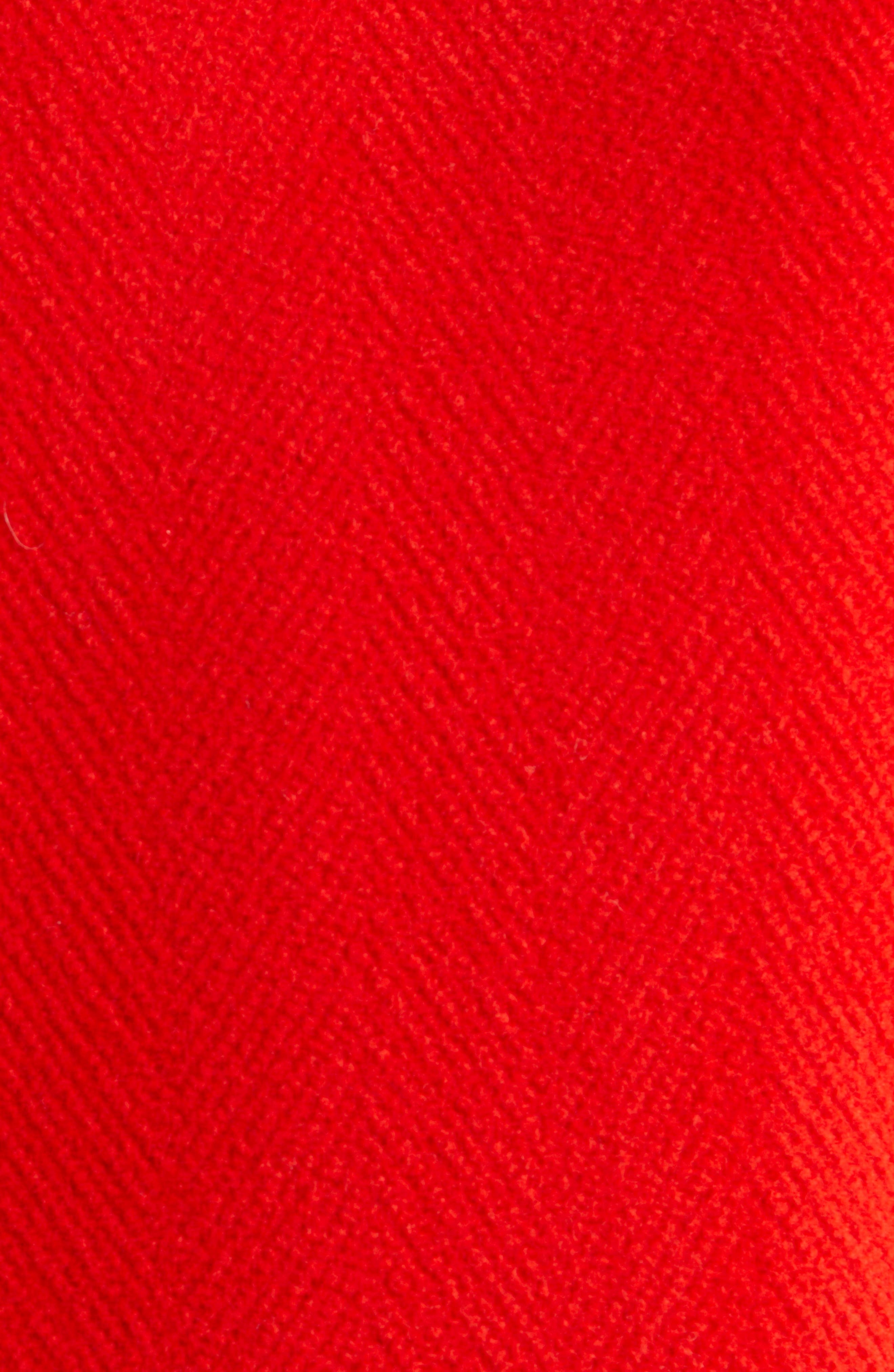 Jil Sander Double Breasted Elongated Wool Peacoat in Strawberry at Nordstrom - 6