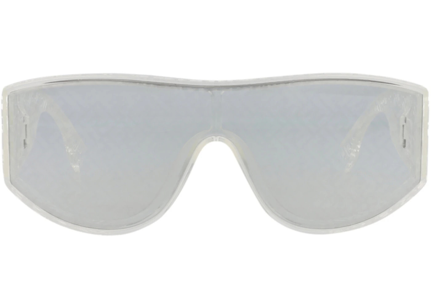 Fendi Shield Sunglasses Crystal Crystal Smoke (FE40128I-00-26C) - 2