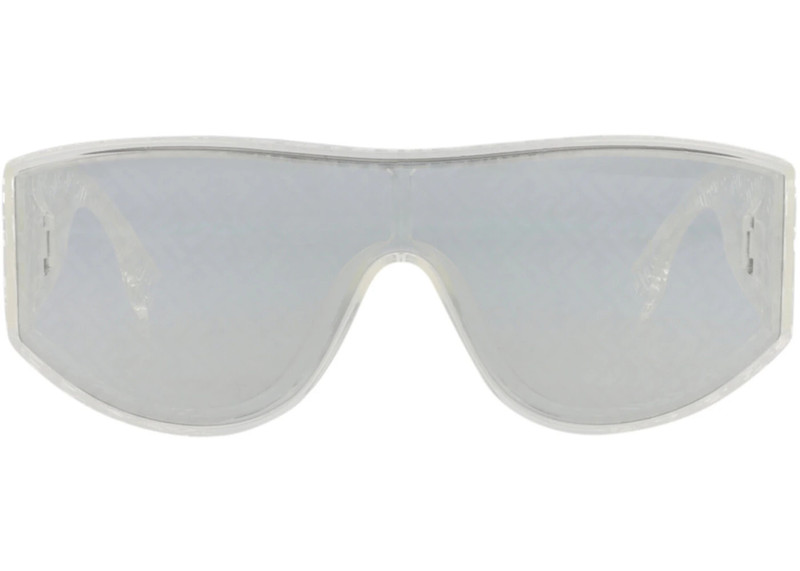 FENDI Fendi Shield Sunglasses Crystal Crystal Smoke (FE40128I-00-26C) outlook
