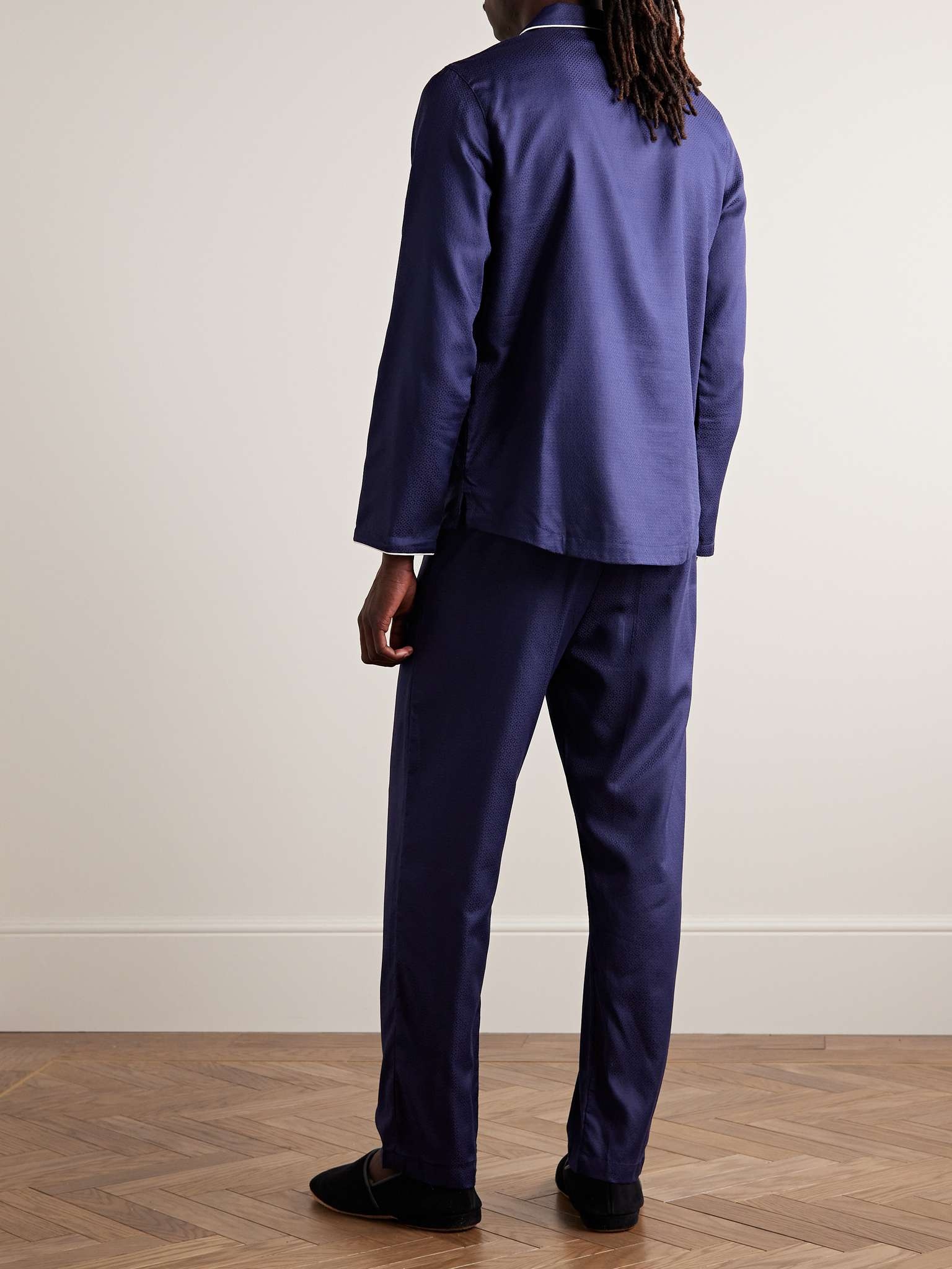 Lombard 6 Cotton-Jacquard Pyjama Set - 3