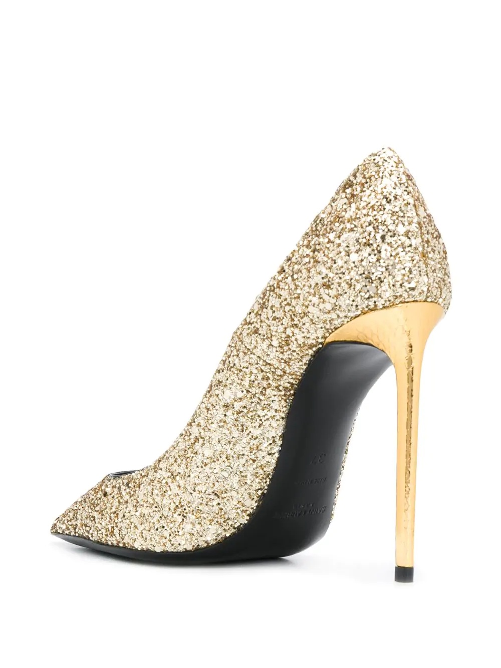 Zoe 110mm glitter-embellished pumps - 3